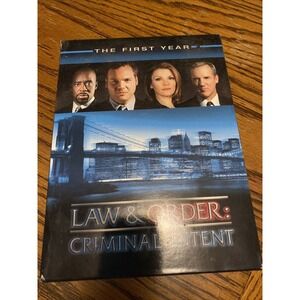Law & Order - Criminal Intent: The First Year (DVD, 2001)